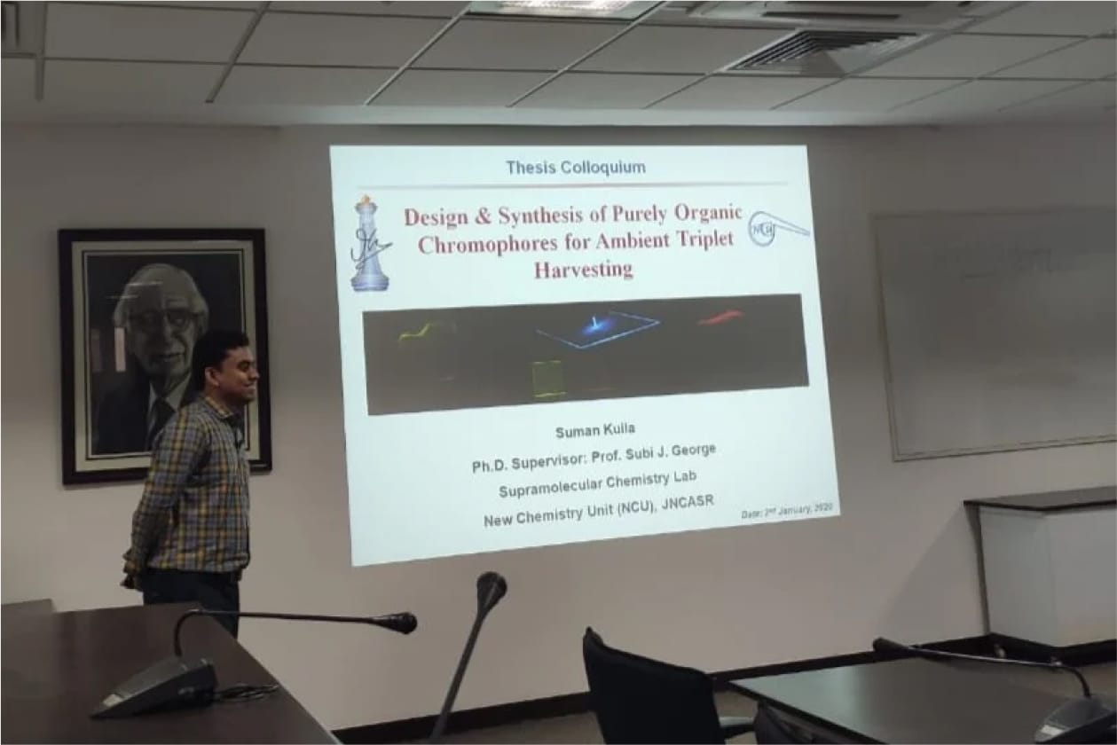 Congrats Suman for thesis colloquium.