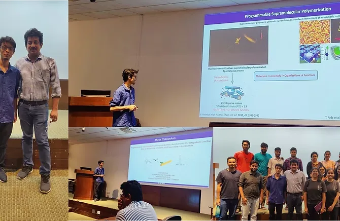 Congratulation Souvik!!! For thesis colloquium
